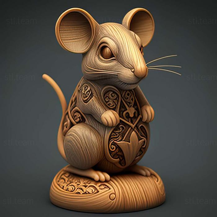 3D модель 3d модель мишки (STL)